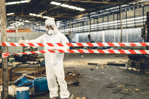 Professional Infectious Disease Decontamination technician working in Atlantic Beach, NC